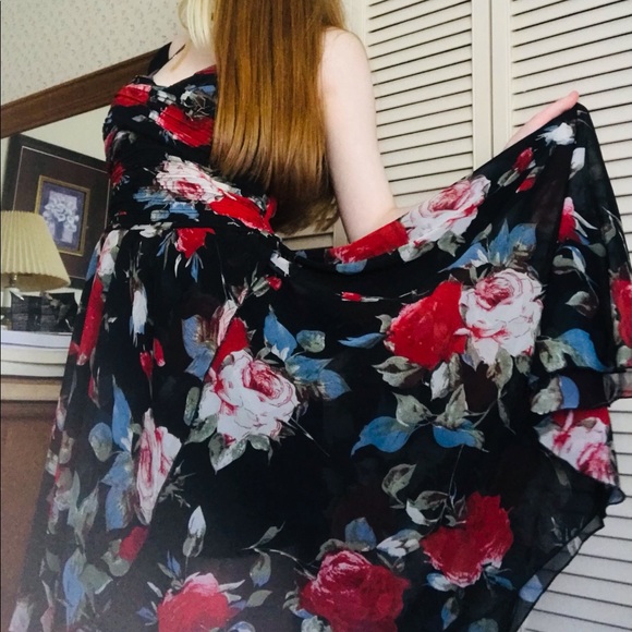 Parisian High-low Strapless sun dress - Picture 4 of 6